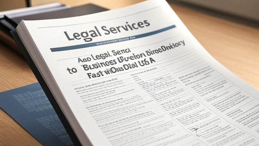 Add Legal Services to Business Directory Fast with One Dial USA